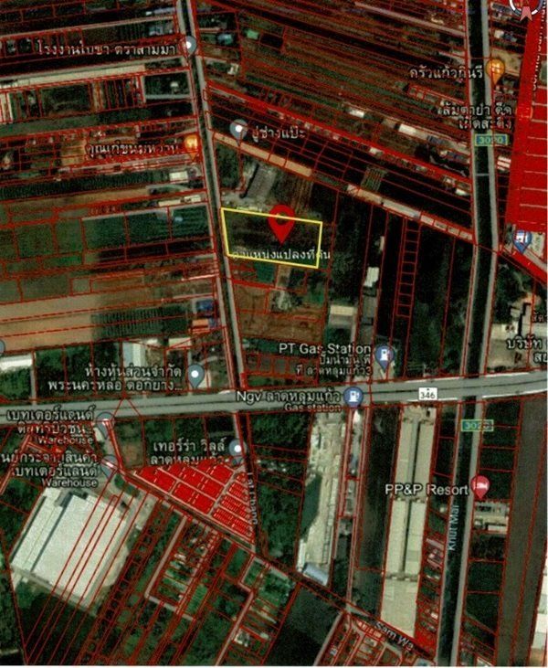 ขายที่ดิน - ขายที่ดินแปลงใหญ่ 16ไร่ 2งาน 77ตร.วา - ลาดหลุมแก้ว ปทุมธานี ราคาต่ำกว่าตลาด