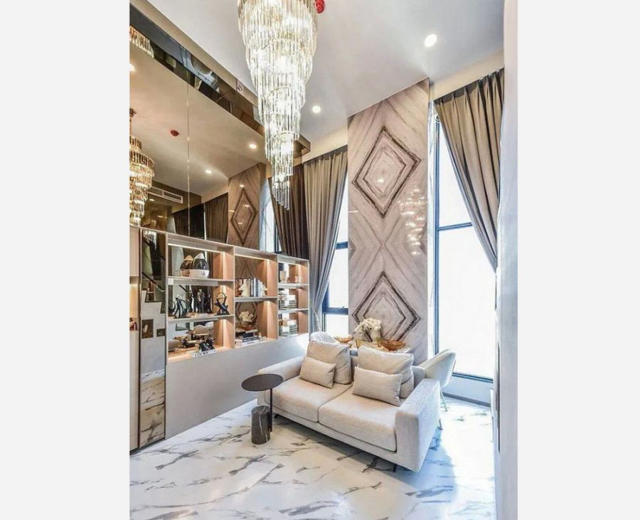 ให้เช่าคอนโด - คอนโด พาร์ค ออริจิ้น ราชเทวี Duplex 2 ชั้น 2 ห้องนอน 2 ห้องน้ำ ชั้น29 ตกแต่งครบตามรูป