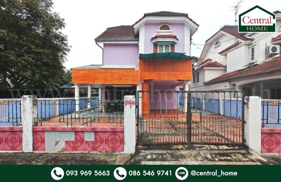 ขายบ้าน - บ้านเดี่ยว ธารารมณ์ รามคำแหง 150 หลังริม ใกล้ รถไฟฟ้า สถานีน้อมเกล้า