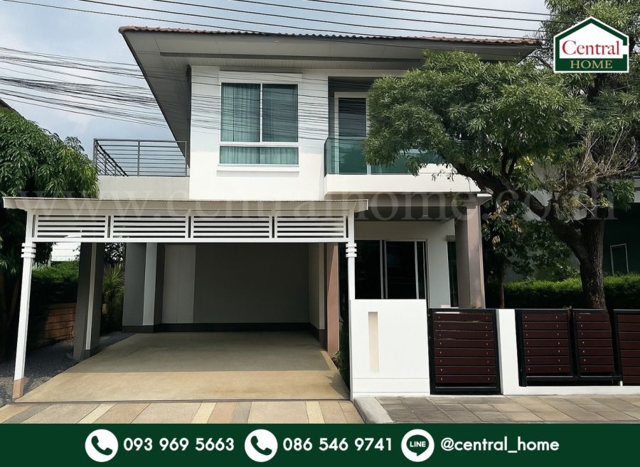 ขายบ้าน - บ้านเดี่ยว ฮาบิเทีย บอนด์ ราชพฤกษ์ เฟอร์ครบ ถนนเมน