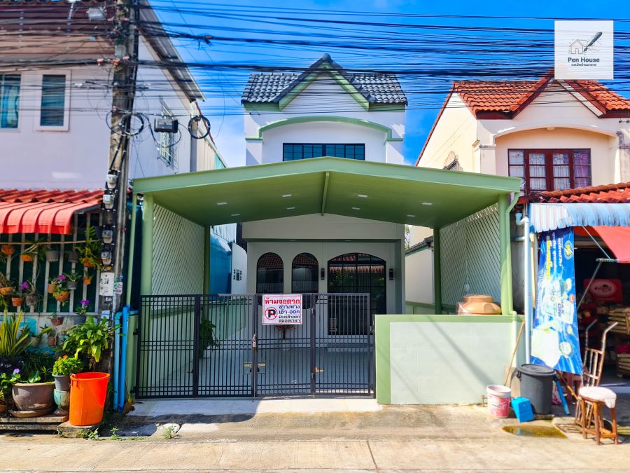 ขายบ้าน - ขาย บ้านเดี่ยว 2ชั้น 3ห้องนอน มีห้องนอนชั้นล่าง มบ.กิตติชัยวิลล่า7 ระหว่างถ.มิตรไมตรี26,24/2 หนองจอก รีโนเวทใหม่ พร้อมอยู่