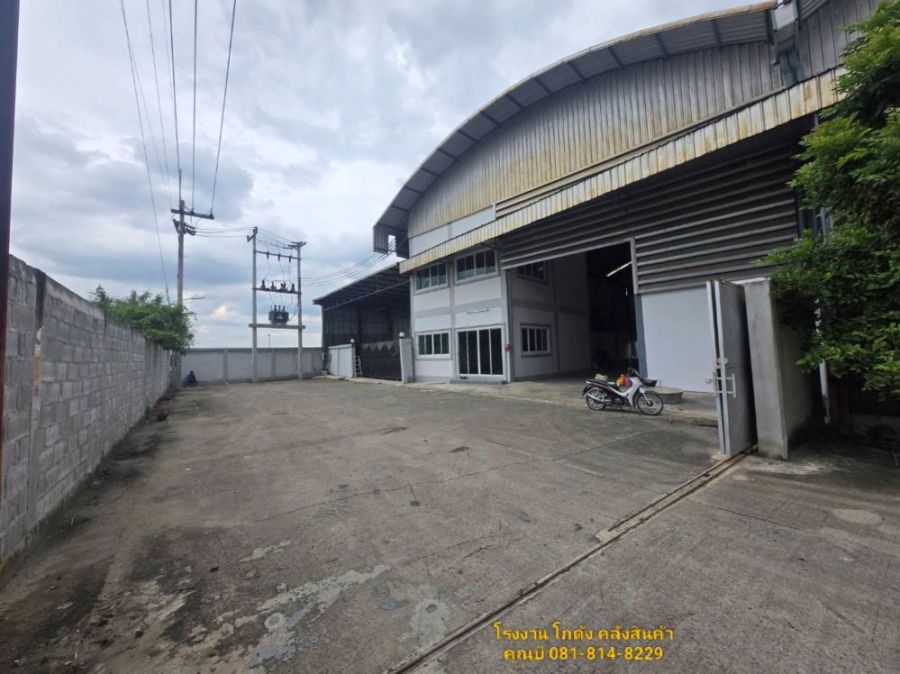 โรงงาน / โกดัง - ขายหรือให้เช่า โกดัง โรงงาน โครงการทรัพย์รุ่งเรือง คลองมะเดื่อ ขนาด 480 ตร.ม. ถึง 1,500 ตร.ม. ทำเลดี กระทุ่มแบน สมุทรสาคร
