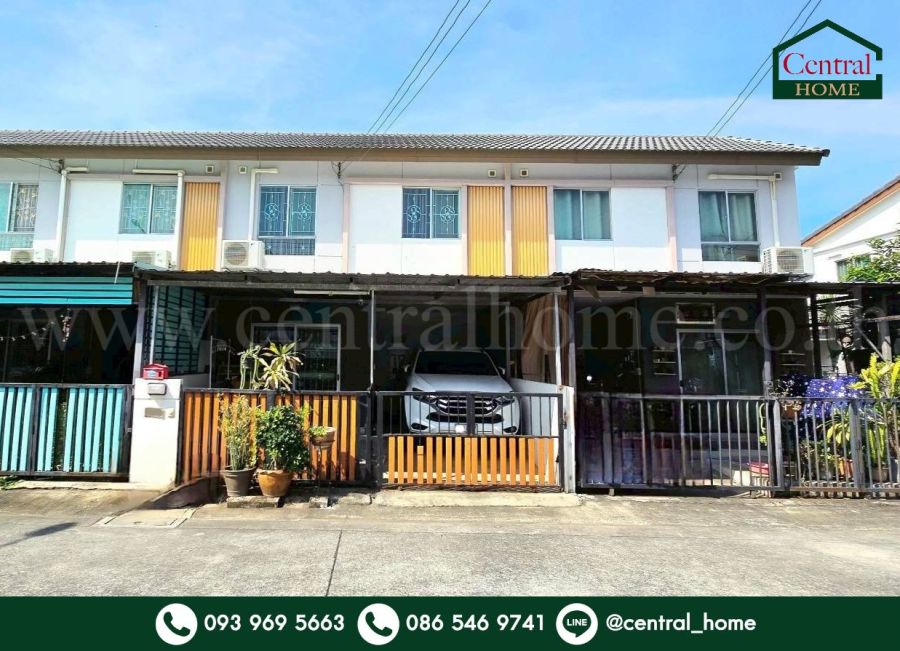 ขายทาวน์เฮาส์ - ทาวน์โฮม พฤกษา รังสิต 111-บางพูน 2 ถูกที่สุดในโครงการ