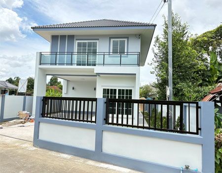 ขายบ้าน - ขายบ้านสร้างใหม่ (smart home) 4นอน 3น้ำ ,2.89ลบ. ห่างมบ.อรสิริน 6 เพียง 300 เมตร