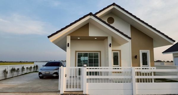 ขายบ้าน - ขาย บ้านเดี่ยว สไตล์มูจิมินิมอล ต.บ้านแหลม อ.บ้านแหลม จ.เพชรบุรี พื้นที่ 50 ตร.วา