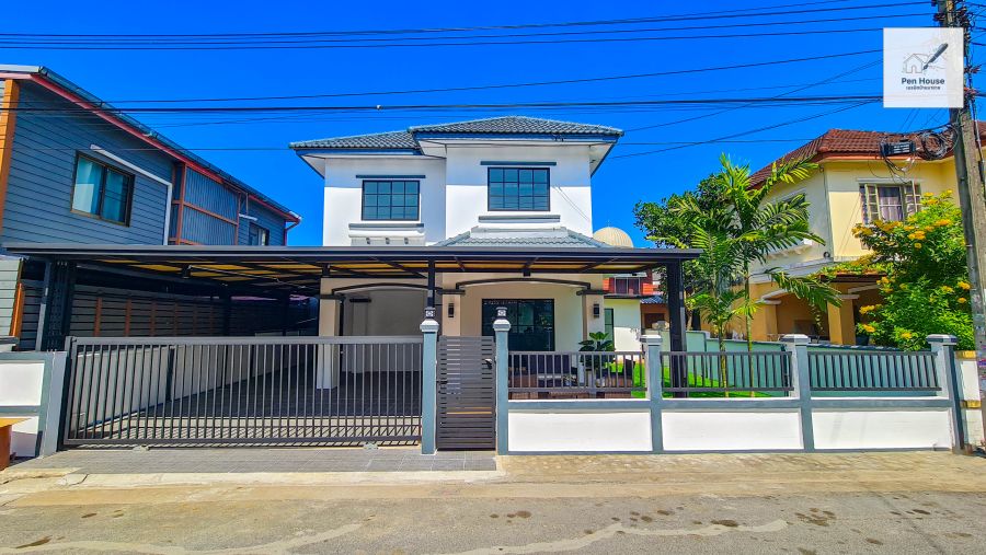 ขายบ้าน - ขาย บ้านเดี่ยว 2ชั้น 5ห้องนอน ย่านหทัยราษฎร์ มบ.เคซีการ์เด้นโฮมรามอินทรา ถ.หทัยราษฎร์34/3 พื้นที่ใช้สอยจัดเต็ม พร้อมอยู่