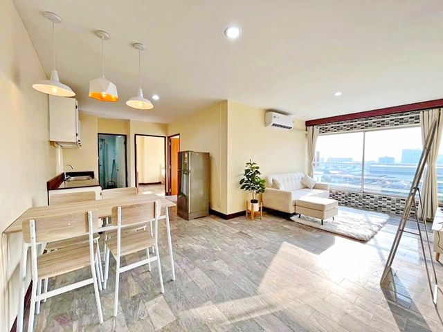 ให้เช่าคอนโด - รามคำแหง 26-30MRTหัวหมาก 600ม. กกท. Penthouse 2นอน ให้เช่าบ้านสุโขทัย คอนโด รามคำแหง พร้อมเฟอร์ฯครบชุด 60 ตร.ม. ม.รามคำแหง 1.7 กม. 1 น้ำ