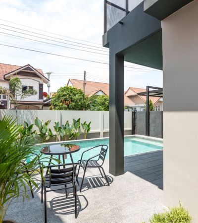 ให้เช่าบ้าน - บ้านเดี่ยว พร้อมสระว่ายน้ำส่วนตัว ในโครงการกุลพันธุ์ 9 อคาเดีย ใกล้กาดฝรั่ง รร.นานาชาติ ลานนา