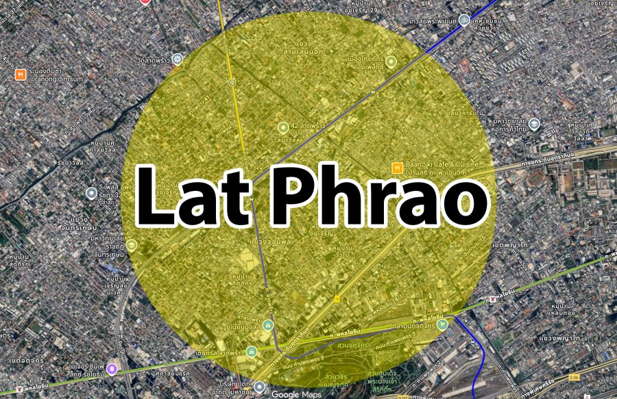 ขายที่ดิน - ขายที่ดิน ผังส้ม ย.7 ลาดพร้าว 44 ใกล้ MRT เกือบ 1 ไร่ เหมาะสร้างอพาร์ตเมนต์