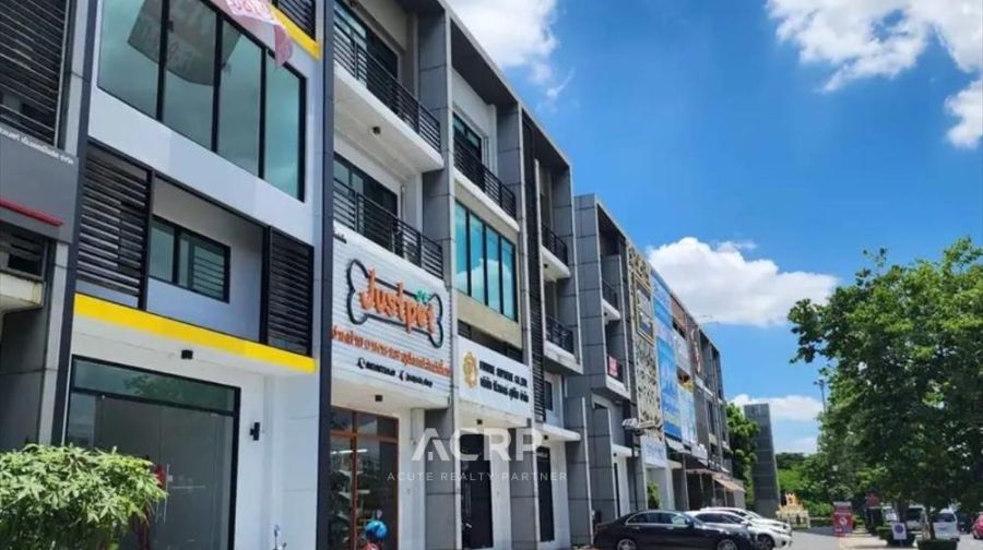 ให้เช่าอาคารพาณิชย์ / สำนักงาน - ให้เช่าโฮมออฟฟิศ สไตล์โมเดิร์น 3.5 ชั้น H-Cape Biz Sector อ่อนนุช สุขาภิบาล 2 ติดถนนใหญ่