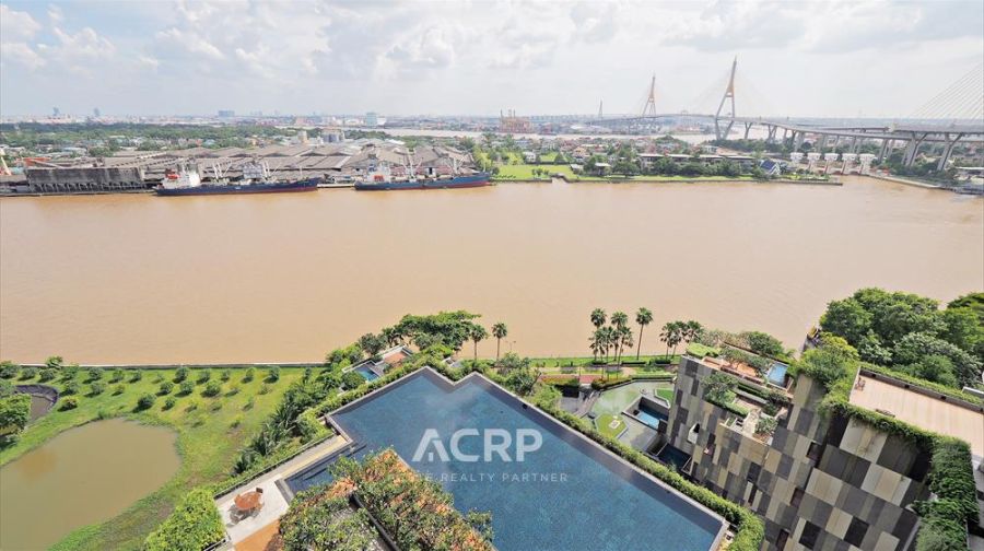 ให้เช่าคอนโด - ให้เช่าคอนโด เดอะ พาโน วิวแม่น้ำเจ้าพระยา 107 ตร.ม. 2 นอน 2 น้ำ