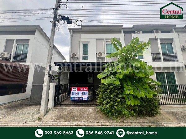 ขายทาวน์เฮาส์ - ทาวน์โฮม ฟอร์เร่ ลำลูกกา คลอง 5 หลังมุม หน้าบ้านไม่ชนกับหลังอื่น