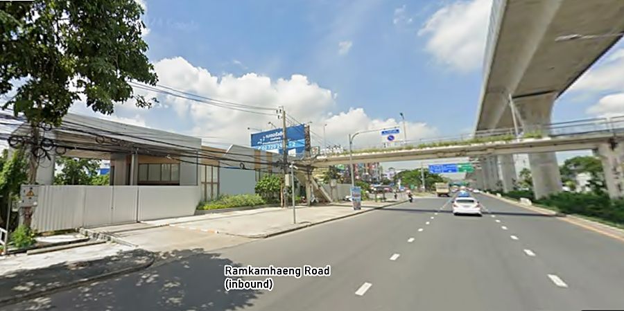 ขายที่ดิน - ขายที่ดิน 10 ไร่กว่า ติดถนนรามคำแหง ใกล้แยกมิสทีน และ MRT น้อมเกล้า