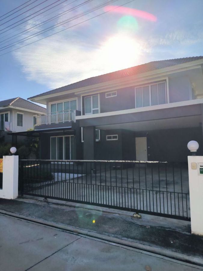 ขายบ้าน - ขายบ้านเดี่ยว 2 ชั้น หมู่บ้านพฤษากาญจน์ 12 อำเภอเมือง จังหวัดกาญจนบุรี