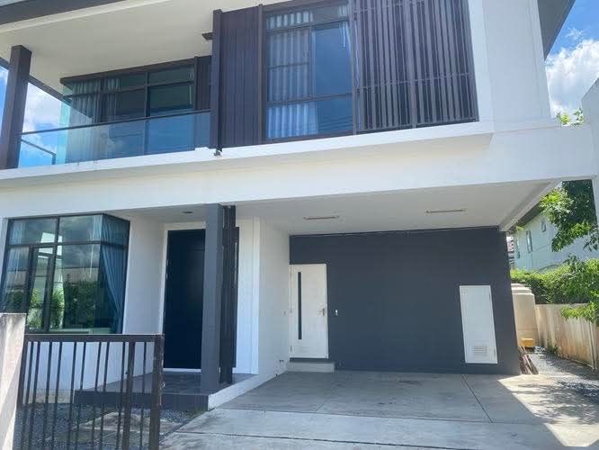 ให้เช่าบ้าน - ให้เช่า บ้านเดี่ยว 2 ชั้น โครงการ มัณฑนาเลค วัชรพล สุขาภิบาล 5 ไพรเวทโซน เฟอร์ครบ พร้อมอยู่ ราคา 38,000 บาท/เดือน