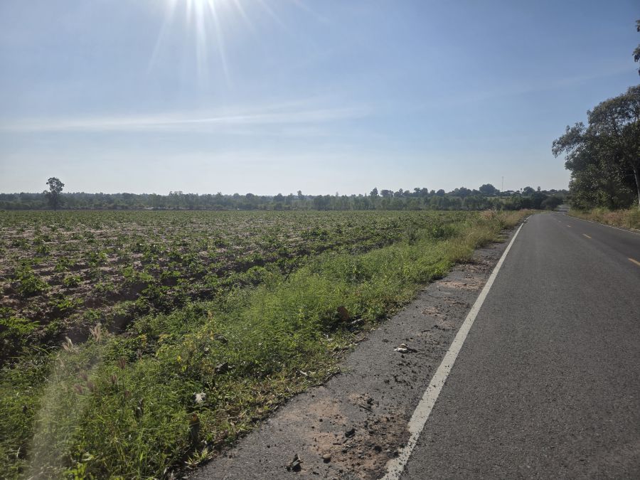ขายที่ดิน - ขายที่ดินสวย 84-2-70 ไร่ ติดถนนลาดยางยาวทั้งแปลง และมีบ่อน้ำยาวตลอดทั้งแปลง วิวเคิฟโล่ง180 องศา ลมดี ฮวงจุ้ยดีมาก ทำเลพรีเมียมสุดๆ