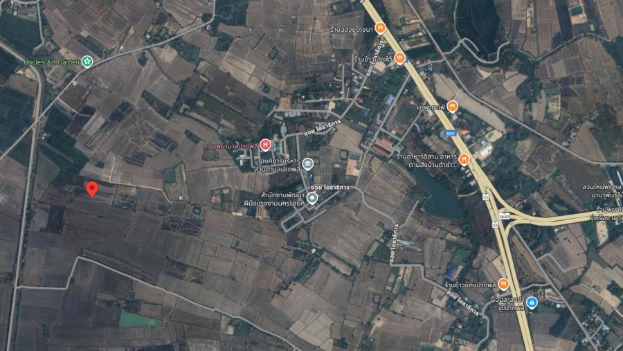 ขายที่ดิน - ขายที่ดิน 1 ไร่ มีโฉนด ต.ปากพลี อ.ปากพลี ขายพร้อมโอน 6 แสน