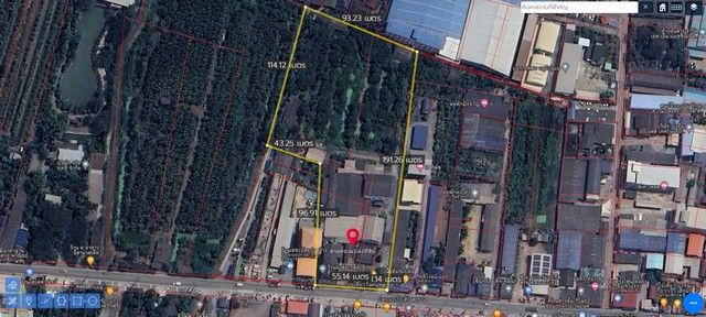 ขายที่ดิน - ขายที่ดินติดถนนผังสีม่วงกระทุ่มแบน. ต.คลองมะเดื่อ อ.กระทุ่มแบน จ.สมุทรสาคร