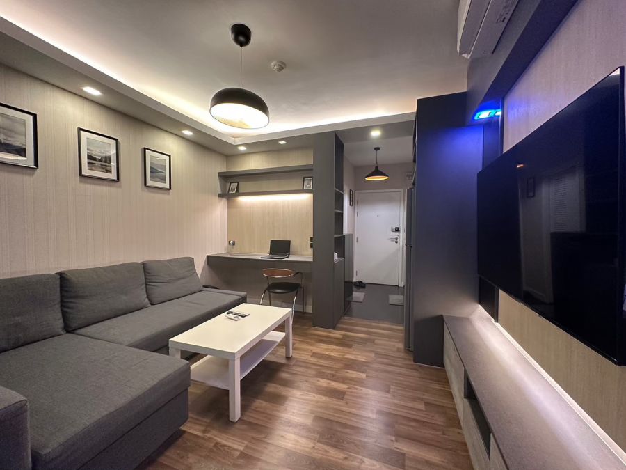 ขายคอนโด - ขายคอนโด A Space Me สุขุมวิท 77 ชั้น 2 วิวสระว่ายน้ำ ตกแต่งครบ พร้อมอยู่