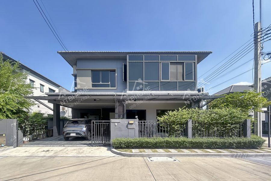 บ้าน - ขาย-ให้เช่า 25,000/เดือน บ้านเดี่ยว 2 ชั้น เวนิว ไอดี พระราม 5 แปลงมุม ต่อเติมครบพร้อมอยู่