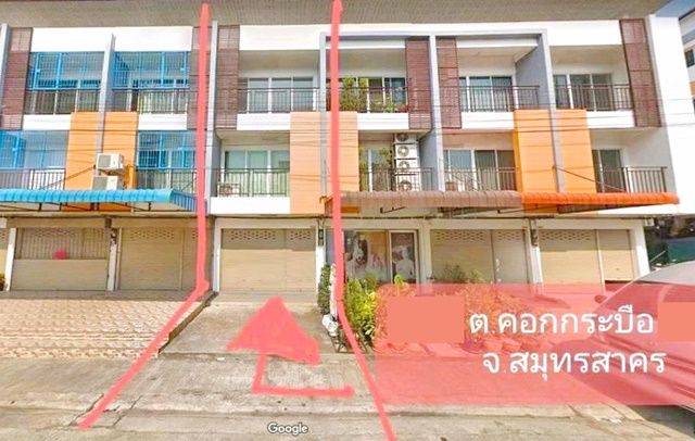 ให้เช่าอาคารพาณิชย์ / สำนักงาน - ถ.เอกชัย-บางบอน พระราม 2 เซ็นทรัลมหาชัย ตลาดสดลีลา 900 ม.อาคารพาณิชย์ 3 ชั้น 18 ตร.วา. 220 ตร.ม. โฮมออฟฟิต 3 นอน 3 น้ำ