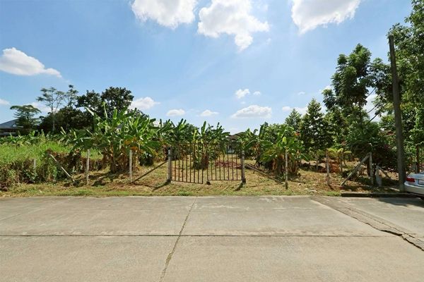 ขายที่ดิน - ขายที่ดินในเมืองเอก รังสิต แปลงสวยทำเลดี หน้าติดถนน หลังติดคลอง ใกล้ตลาดสัมมากรเมืองเอก