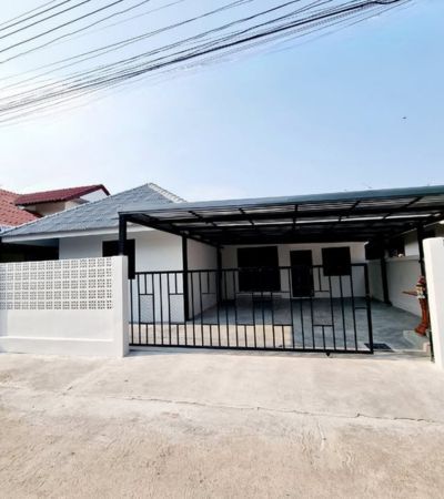 ขายบ้าน - บ้านชั้นเดียวรีโนเวทใหม่ทั้งหลัง ต.สันกลาง บ้านสวย ราคาดี ทำเลปลอดภัย อยู่กลางชุมชน