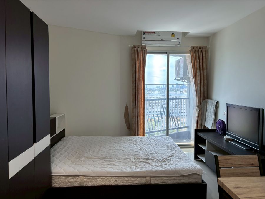 ให้เช่าคอนโด - ให้เช่า คอนโด โครงการ อัสสกาญจน์ เพลส ศรีนครินทร์ ชั้น 18 ใกล้ โรงเรียน เตรียมอุดมศึกษาพัฒนาการ ราคา 7,500 บาท/เดือน