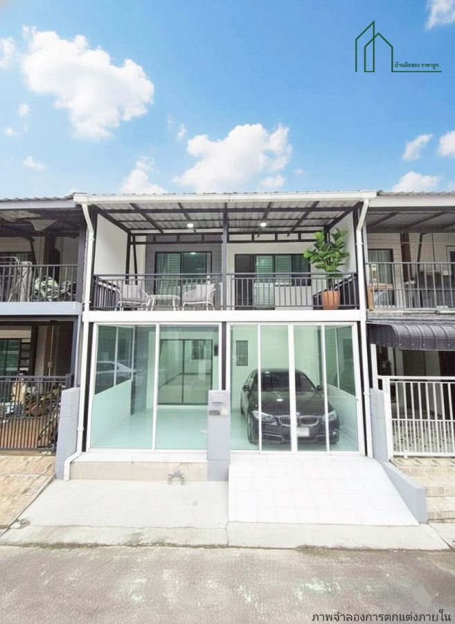 ขายทาวน์เฮาส์ - ขายด่วน หมู่บ้านพฤกษาวิลล์ 57 พัฒนาการ อ่อนนุช ศรีนครินทร์ พร้อมอยู่