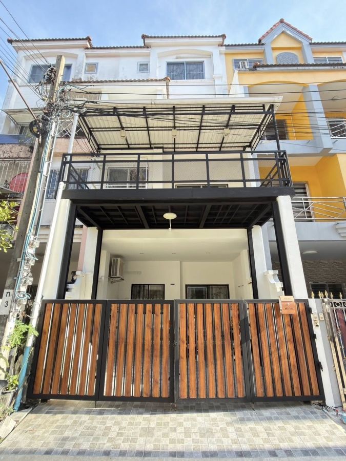 ให้เช่าบ้าน - ให้เช่าทาวน์โฮม 4 ชั้น ม.ซิตี้พาร์ค พัฒนาการ38