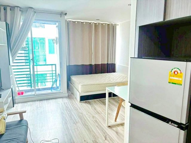 ให้เช่าคอนโด - ให้เช่า คอนโด สัมมากร เอส 9 MRT บางรักใหญ่ 500 ม. 25 ตร.ม. ชั้น 7 พร้อมเฟอร์ฯ เครื่องใช้ไฟฟ้า ตลาดสดท่าอิฐ 1.8 กม.