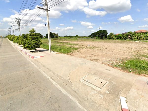 ขายที่ดิน - ที่ดินติดถนน กรุงเทพกรีฑาตัดใหม่ 7 ไร่กว่า ใกล้ทางด่วน รถไฟฟ้า มอเตอร์เวย์ สนามบิน เดินทางสะดวก