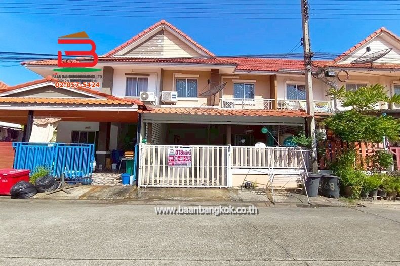 ขายทาวน์เฮาส์ - ทาวน์เฮาส์ 2 ชั้น โครงการ พฤกษาดี คลอง3 เนื้อที่ 18 ตรว. (รังสิต-นครนายก 91) ถนนรังสิต-นครนายก ตำบลคลองสาม อำเภอคลองหลวง ปทุมธานี