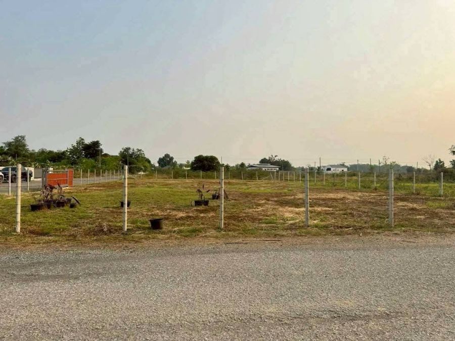 ขายที่ดิน - ขายที่ดินตำบลสันกลางสันป่าตองหน้ากว้างติดถนนพร้อมโอน