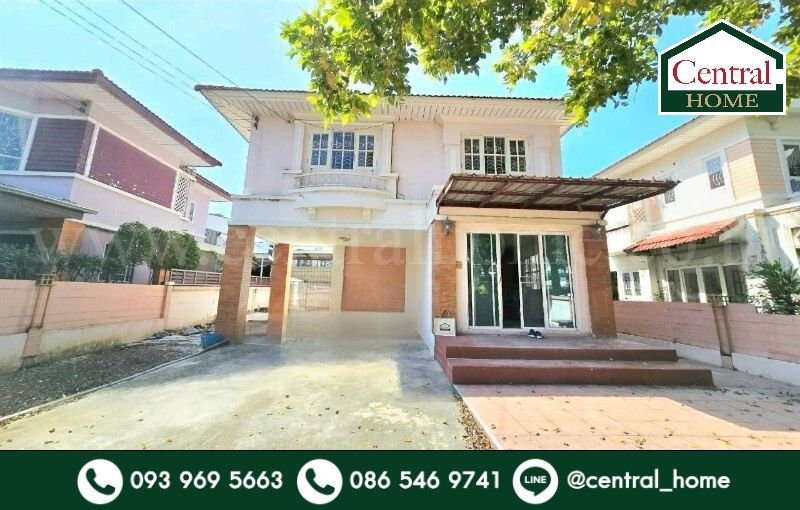 ขายบ้าน - บ้านเดี่ยว มณีรินทร์ เลค & พาร์ค ราชพฤกษ์ - ติวานนท์ 345 ถูกสุดในโครงการ