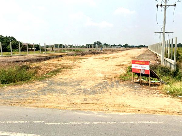 ขายที่ดิน - ที่ดินติดถนน ราชพฤกษ์ ปทุมธานี 40 ไร่ หรือ 68 ไร่ เดินทางสะดวก