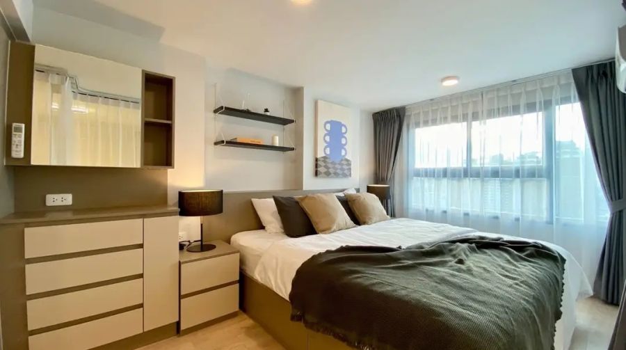 ให้เช่าคอนโด - ให้เช่า คอนโด โครงการ ไอดีโอ พระราม 9 - อโศก Duplex ใกล้ MRT พระราม 9 วิวตึกสูง ราคา 45,000 บาท/เดือน