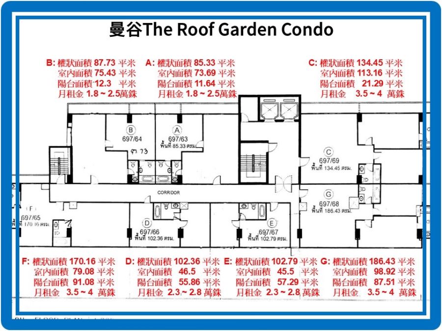 ขายคอนโด - ขายคอนโด Roof Garden ทำเลสุขุมวิท เดินทางสะดวก 7ห้องนอน