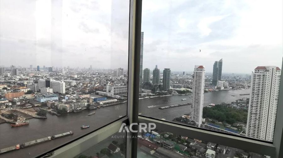 ขายคอนโด - ขายคอนโดพร้อมวิวแม่น้ำ ยูนิต Penthhouse โครงการบ้านสาทรเจ้าพระยา ใกล้ไอคอนสยาม