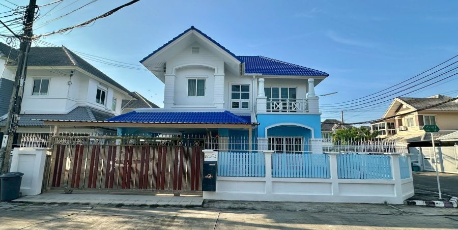 ขายบ้าน - ขายบ้านเดี่ยว 2 ชั้น บ้านสวนราชา เกษตร-นวมินทร์ ทำเลดี ราคาเพียง 6.8 ล้าน