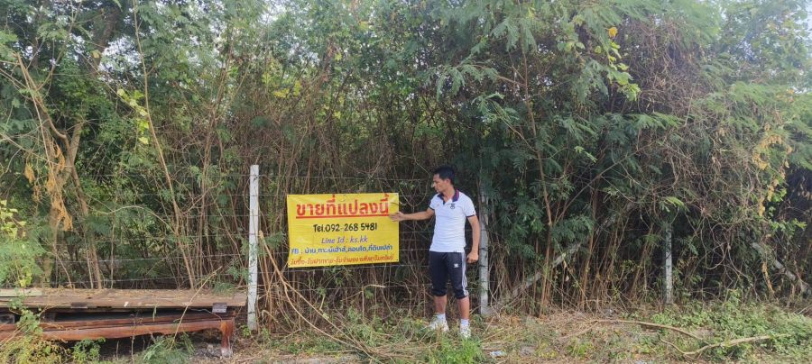 ขายที่ดิน - ขายถูก ที่ดินเปล่า ถมแล้ว แปลงหัวมุม รังสิต-นครนายก60