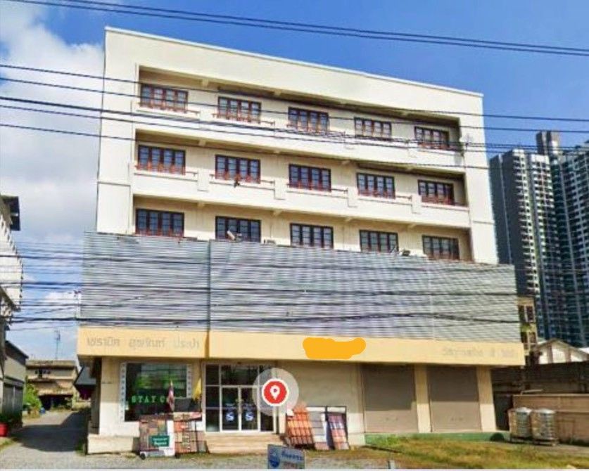 ให้เช่าอาคารพาณิชย์ / สำนักงาน - ให้เช่าพื้นที่ตึก ชั้น1 ทำออฟฟิศ ร้านอาหาร โชว์รูม ติดถนนเทพารักษ์ สำโรง สมุทรปราการ ใกล้btsทิพวัล 350 เมตร