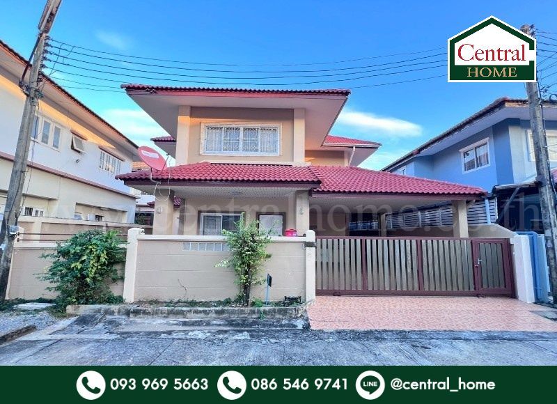 ขายบ้าน - บ้านเดี่ยว ปทุมวดี บางหลวง - ปทุมธานี บ้านสวย หลังริม