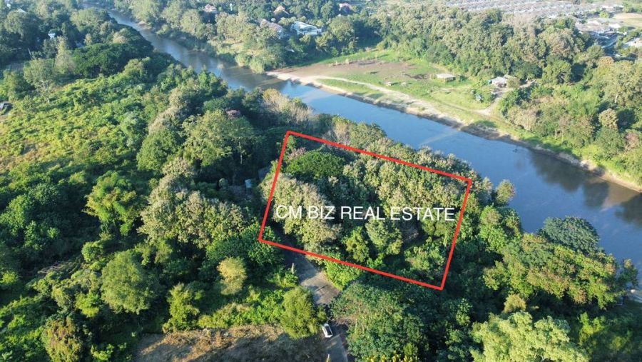 ขายที่ดิน - ขายที่ดินสวยติดแม่น้ำปิงซึ่งเป็นแม่น้ำสายหลักคู่เมืองเชียงใหม่ ในทำเลย่านชุมชนไม่ไกลจากตัวเมืองเชียงใหม่ ตำบลดอนแก้ว อำเภอแม่ริม แหล่งท่องเที่ยว