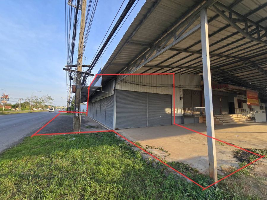 ให้เช่าอาคารพาณิชย์ / สำนักงาน - อาคารพาณิชย์ 1 ชั้น ว่างให้เช่า ใจกลางเมืองนครนายก