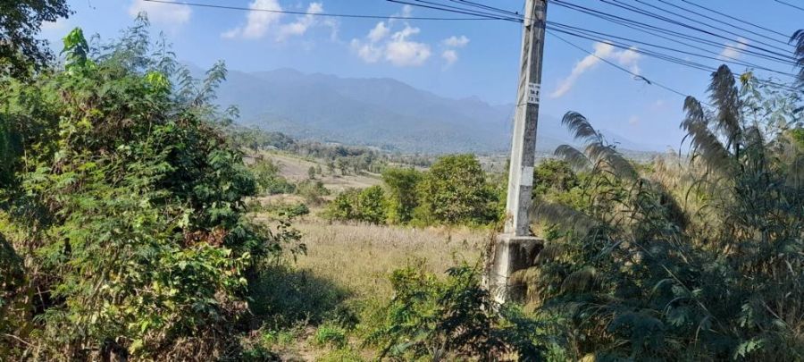 ขายที่ดิน - ขายที่ดินเปล่า (เจ้าของขายเอง) อ.ปาย จ.แม่ฮ่องสอน เนื้อที่ 3-3-30 ไร่