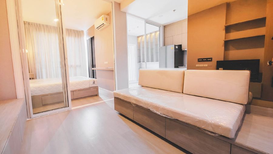 ขายคอนโด - ขายคอนโด เดอ ลาพีส จรัญ 81 ปิ่นเกล้า ตลิ่งชัน บิวท์อินพร้อมเฟอร์นิเจอร์บางส่วน 34.85 ตร.ม ชั้น 5 ใกล้รถไฟฟ้า สายสีน้ำเงิน บางพลัด