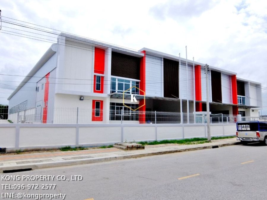 - ให้เช่าโรงงาน พื้นที่สีม่วง บางเสาธง จ.สมุทรปราการ ใกล้นิคมบางพลี