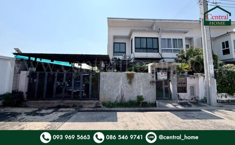 - ทาวน์โฮม เด่นชัย คลองกันยา บางพลี หลังริม พื้นที่กว้าง ตกแต่งสไตล์ลอฟท์