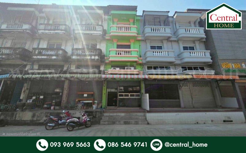 - อาคารพาณิชย์ 3.5 ชั้น ซอยอยู่สุข 23 บางเมือง - สมุทรปราการ รีโนเวทแล้ว สภาพดี